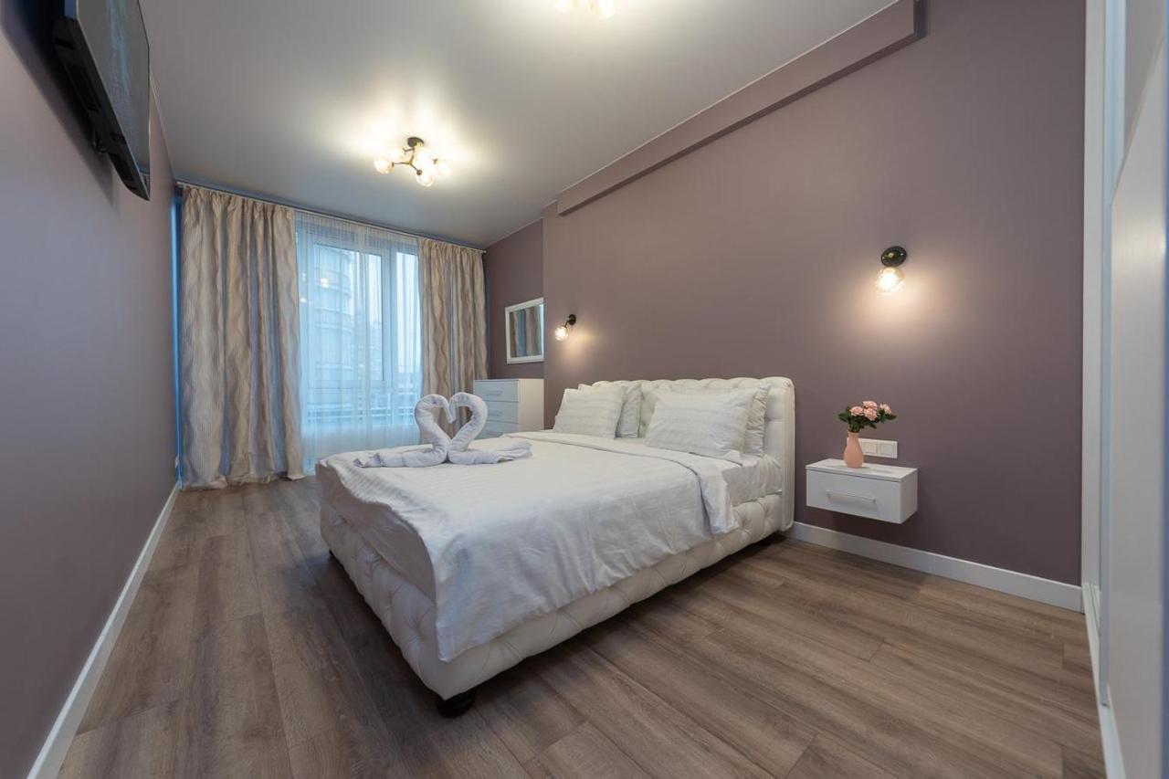 New Modern Apartments. Metro Minskaya Kiev Ngoại thất bức ảnh