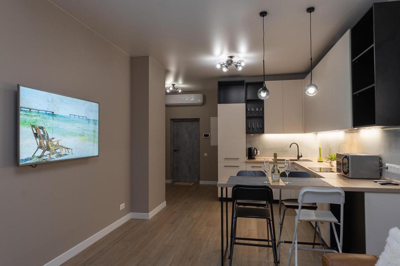 New Modern Apartments. Metro Minskaya Kiev Ngoại thất bức ảnh
